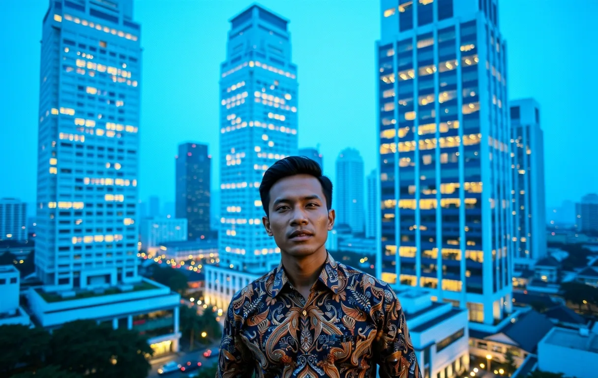 Modern Jakarta Skyline